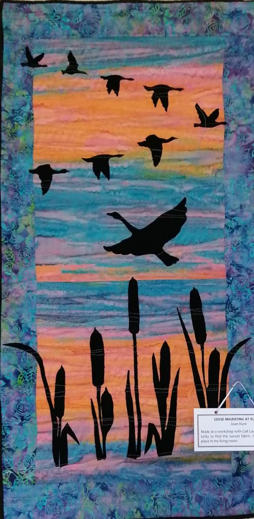 Joan Hunt Geese Migrating